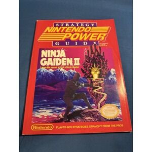 Nintendo Power Magazine Strategy Guide Volume SG2/NP15 Ninja Gaiden II W/ Poster
